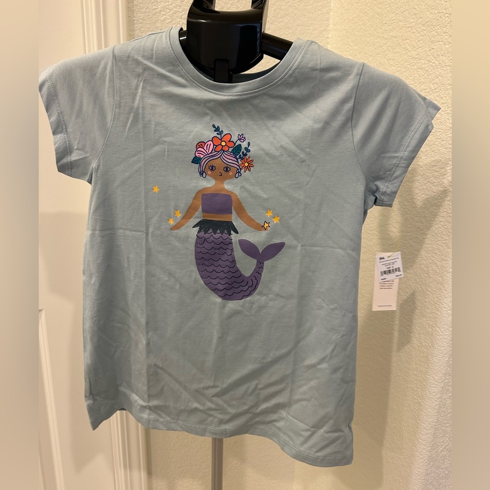 NWT Tea Collection Girls Mermaid Folklorico Graphic Tee size 12